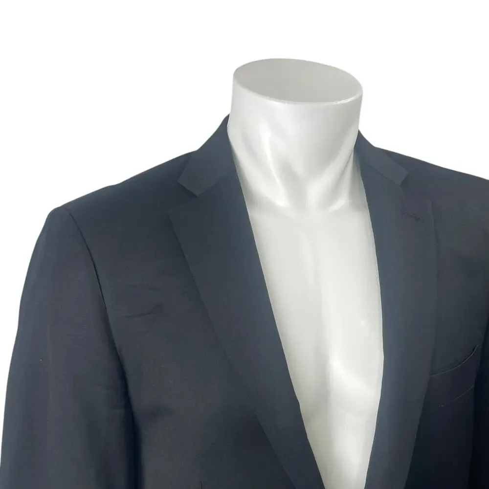 Indochino Men's Black Notch Lapel Long Sleeve Blazer Sports Suit Jacket Size M